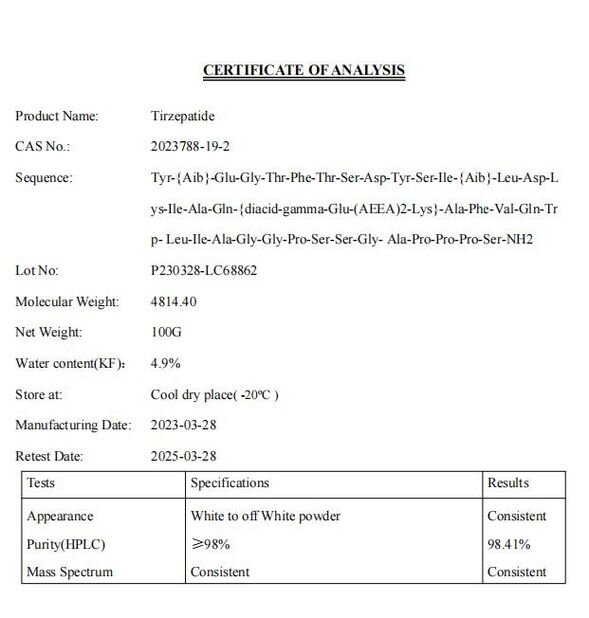 CHINA Shaanxi Jeujon Bio-Tech Ltd certificaten